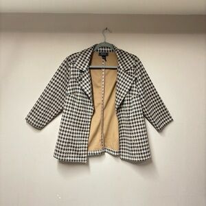 NYCC 1X Women's Stretch Houndstooth Blazer